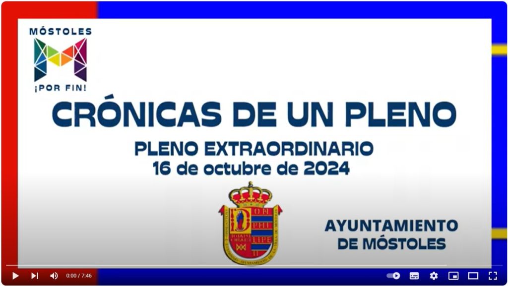 Cronicas de un pleno, Octubre de 2024