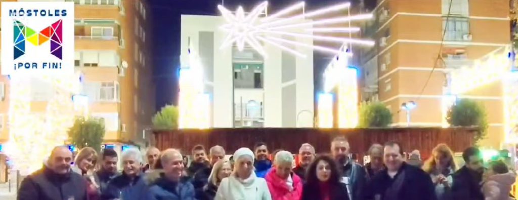 Mostoles Por fin desea a todos los mostoleños Feliz Navidad